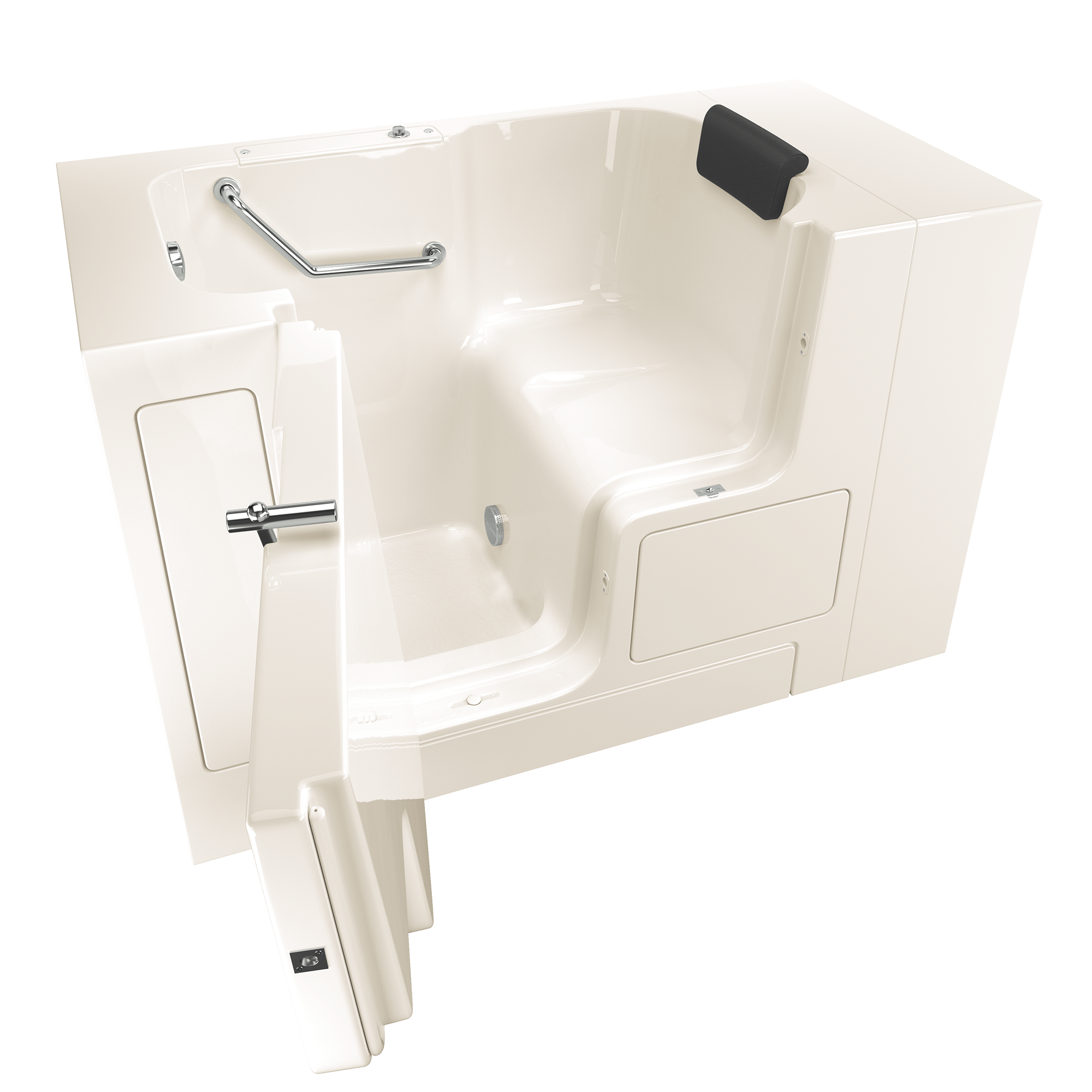 Gelcoat Premium Series 32 x 52 -Inch Walk-in Tub With Soaker System - Left-Hand Drain